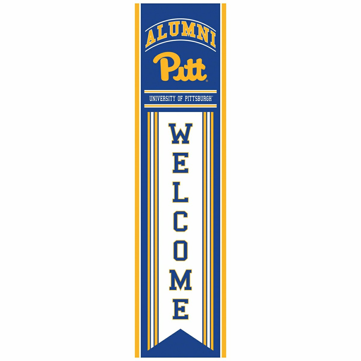 University of Pittsburgh Alumni Single Sided Large Leaner, 46"