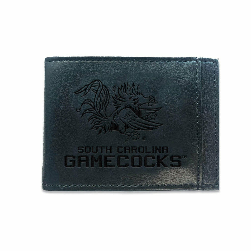 Front Pocket Wallet w/ RFID Blocking, University of South Carolina, Bl