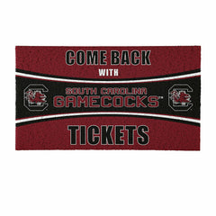 28" x 16" PVC Trapper Mat, Come Back with Tickets, University of South
