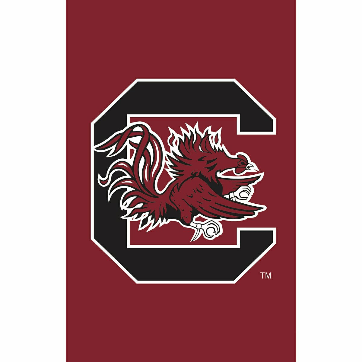 University of South Carolina Applique Garden Flag