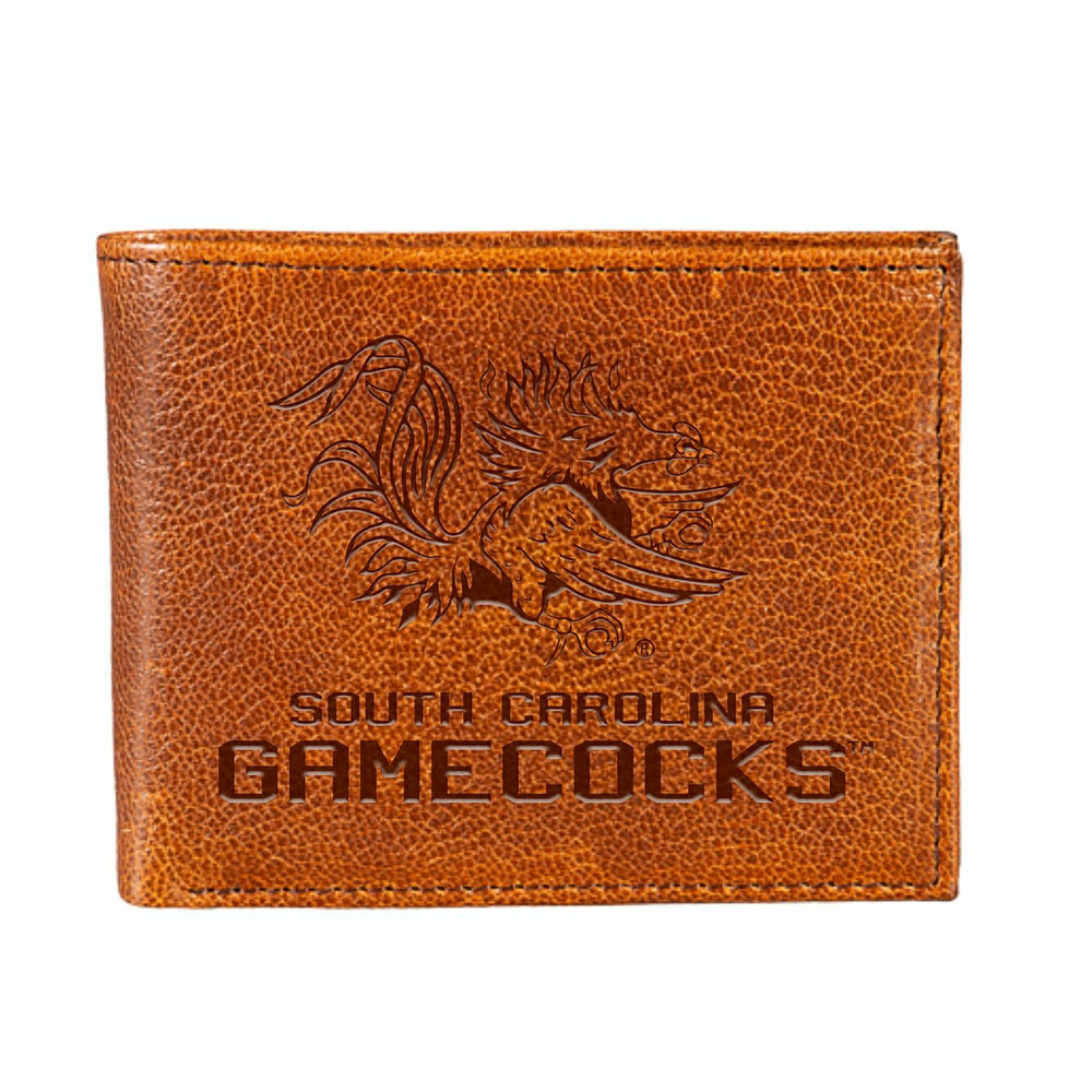 University of South Carolina, Embossed 100% Genuine Tumbled Leather Pa