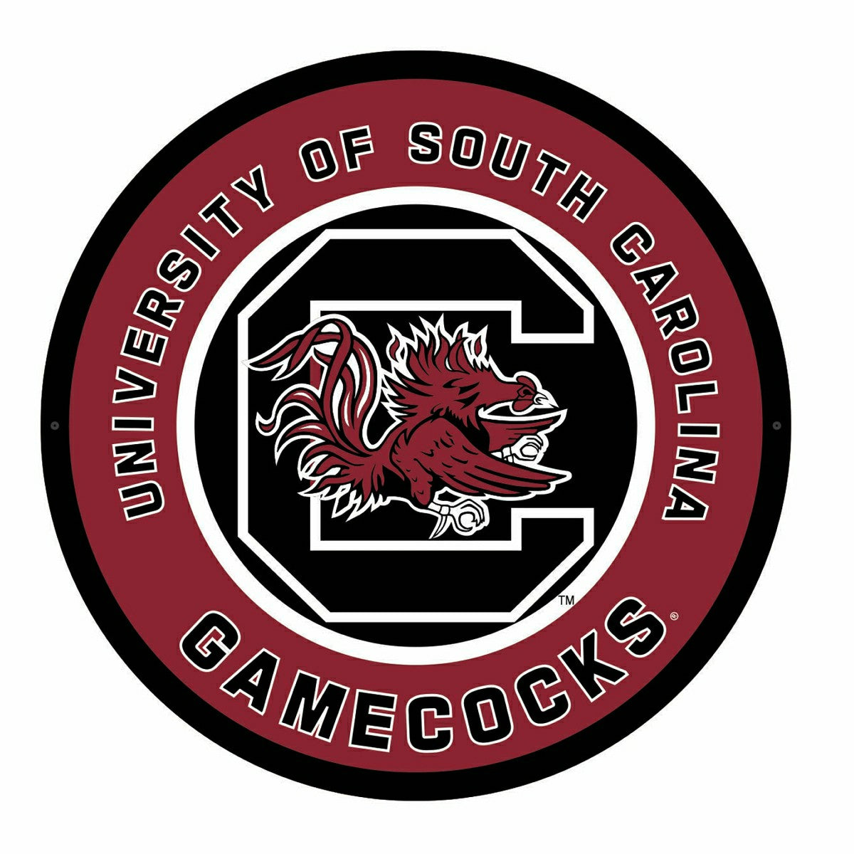 LED Wall Decor, Round, University of South Carolina