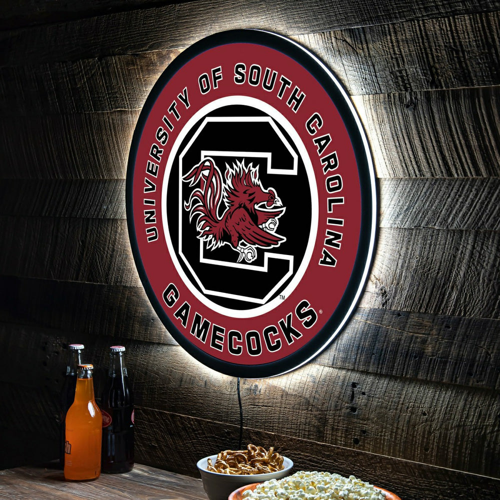 LED Wall Decor, Round, University of South Carolina
