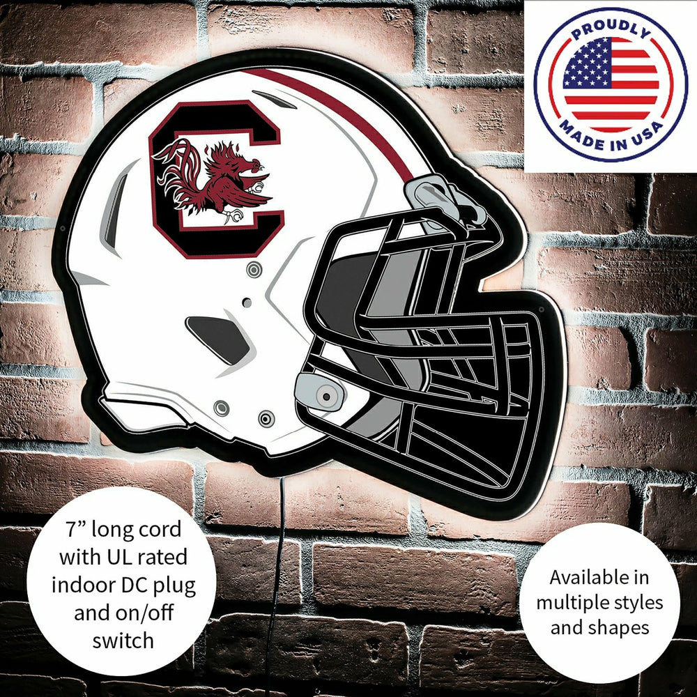 LED Wall Decor, Helmet, University of South Carolina