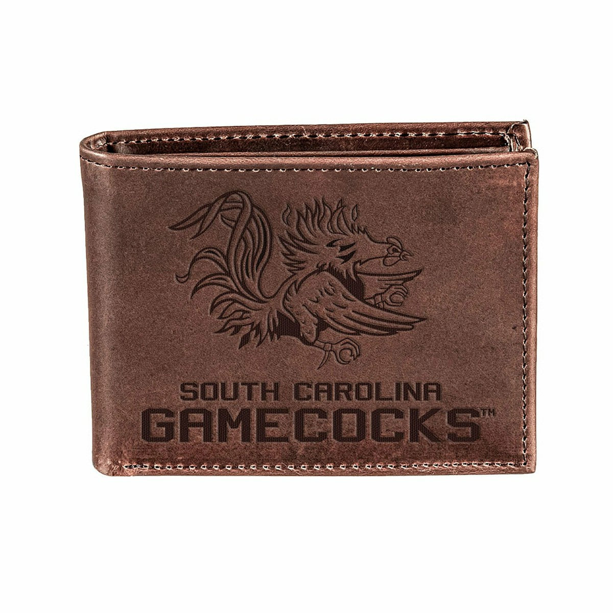University of South Carolina, Bi-Fold Wallet, Brown, CH, 100% Genuine