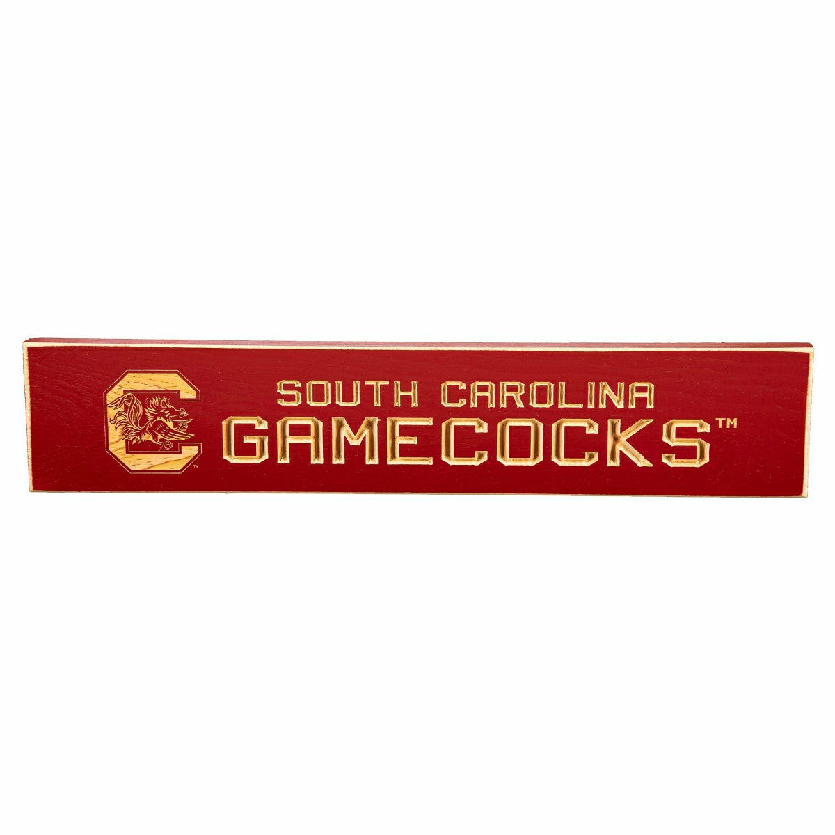 University of South Carolina Engraved Wood Sign, 3.5" x 18"