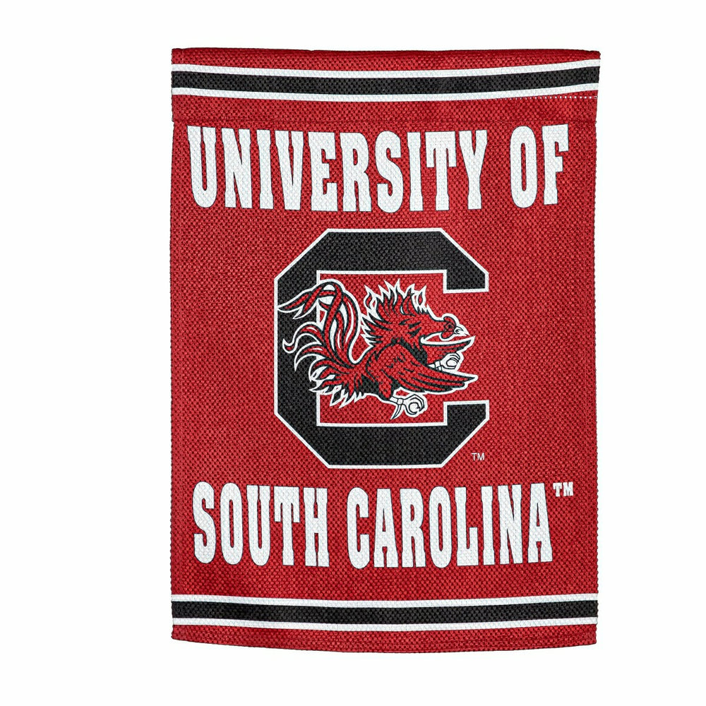 University of South Carolina Embossed Suede Garden Flag