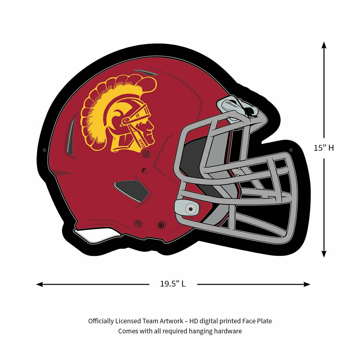 LED Wall Decor, Helmet, University of Southern California
