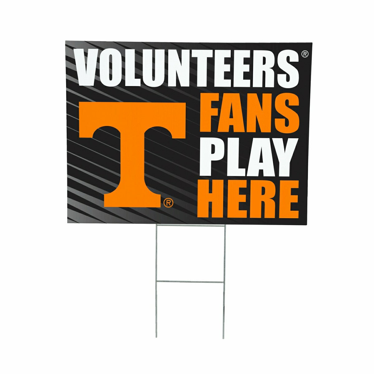 University of Tennessee Coroplast Yard Sign "Fans Play Here"