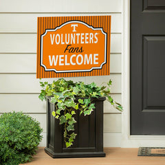 University of Tennessee Coroplast Yard Sign, "Fans Welcome"