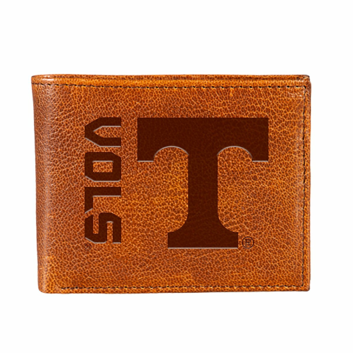 University of Tennessee, Embossed 100% Genuine Tumbled Leather Passcas