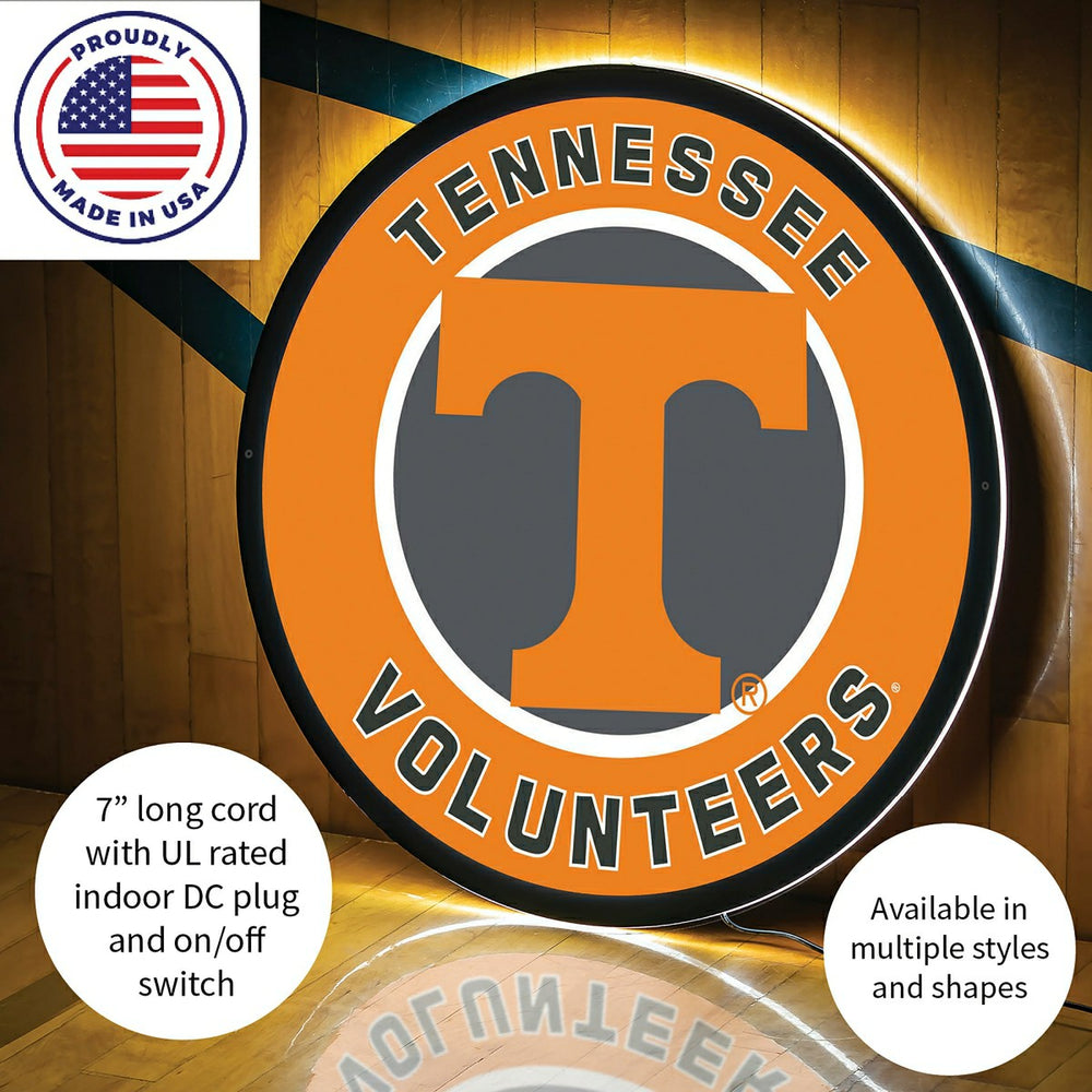 LED Wall Decor, Round, University of Tennessee