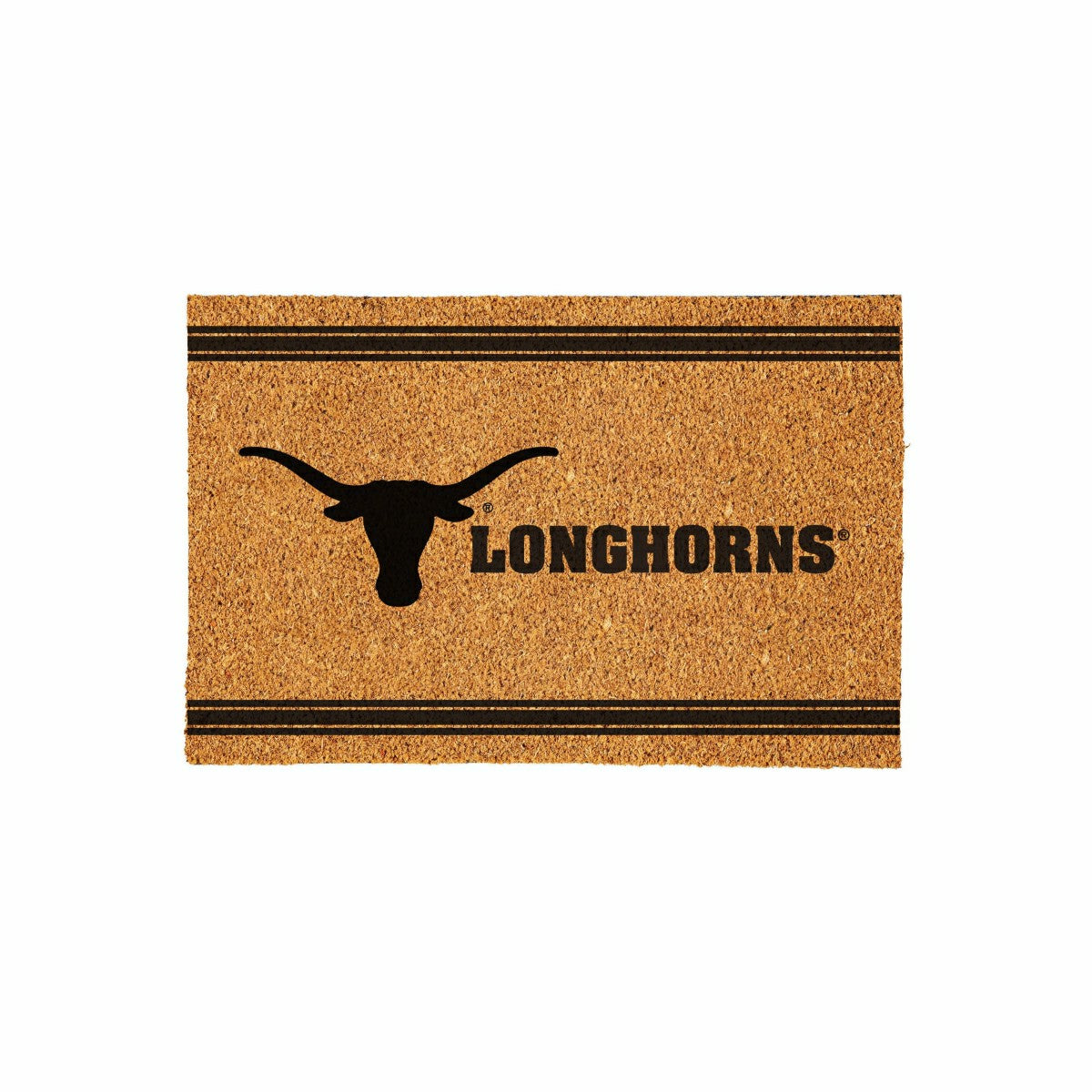 University of Texas Large One Color Coir Mat, 36"x24"