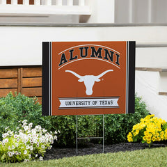 University of Texas Coroplast Yard Sign Alumni