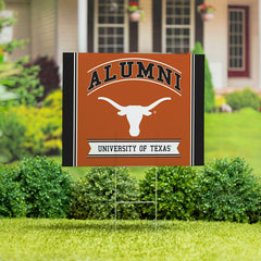 University of Texas Coroplast Yard Sign Alumni