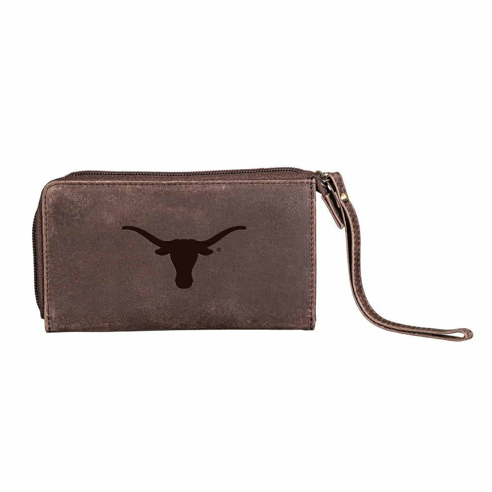 Wristlet Wallet, Brown, University of Texas