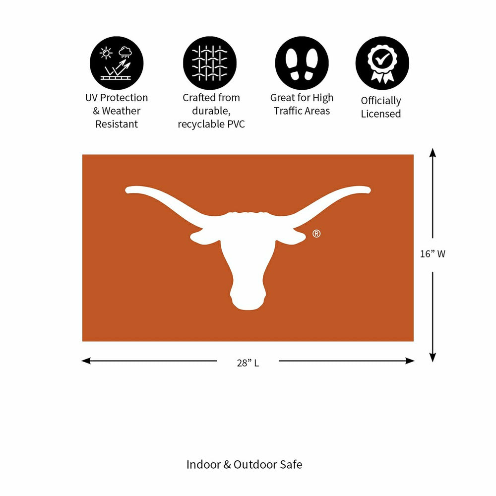 Full Color PVC Mat, 16" x 28", University of Texas