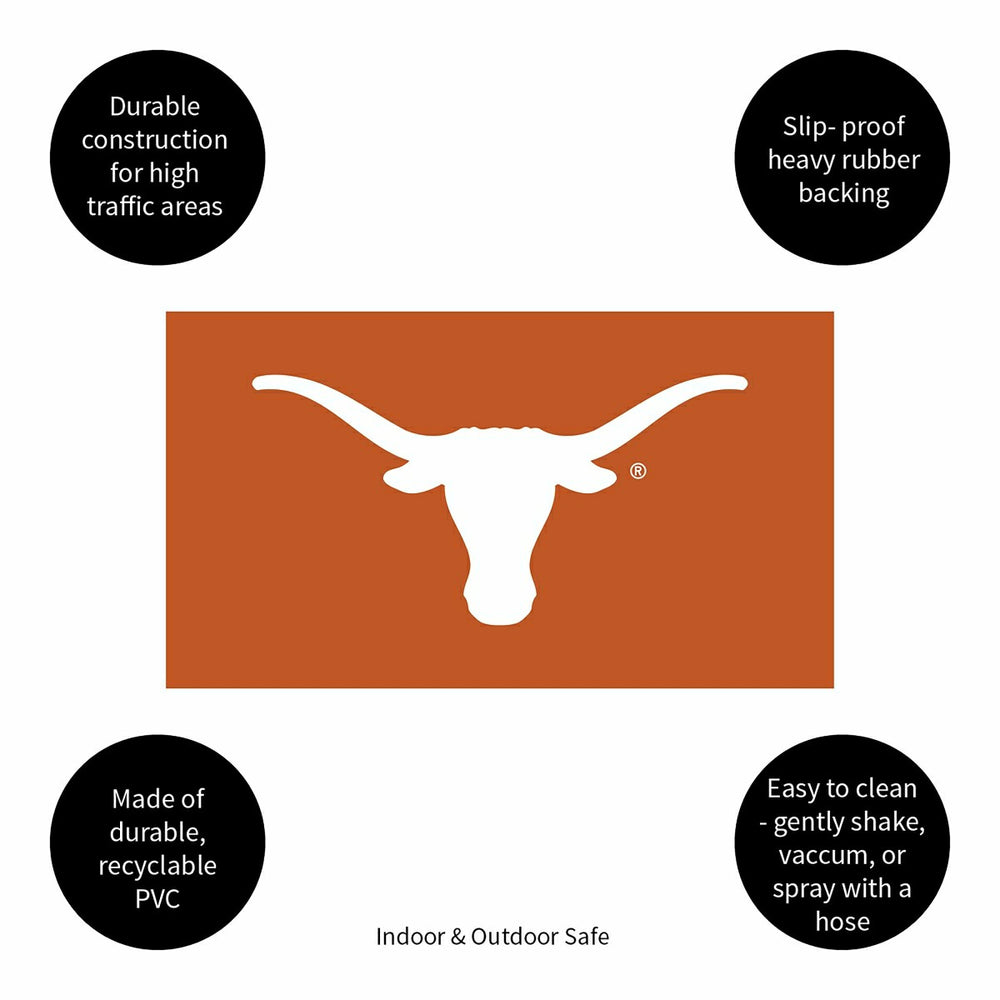 Full Color PVC Mat, 16" x 28", University of Texas