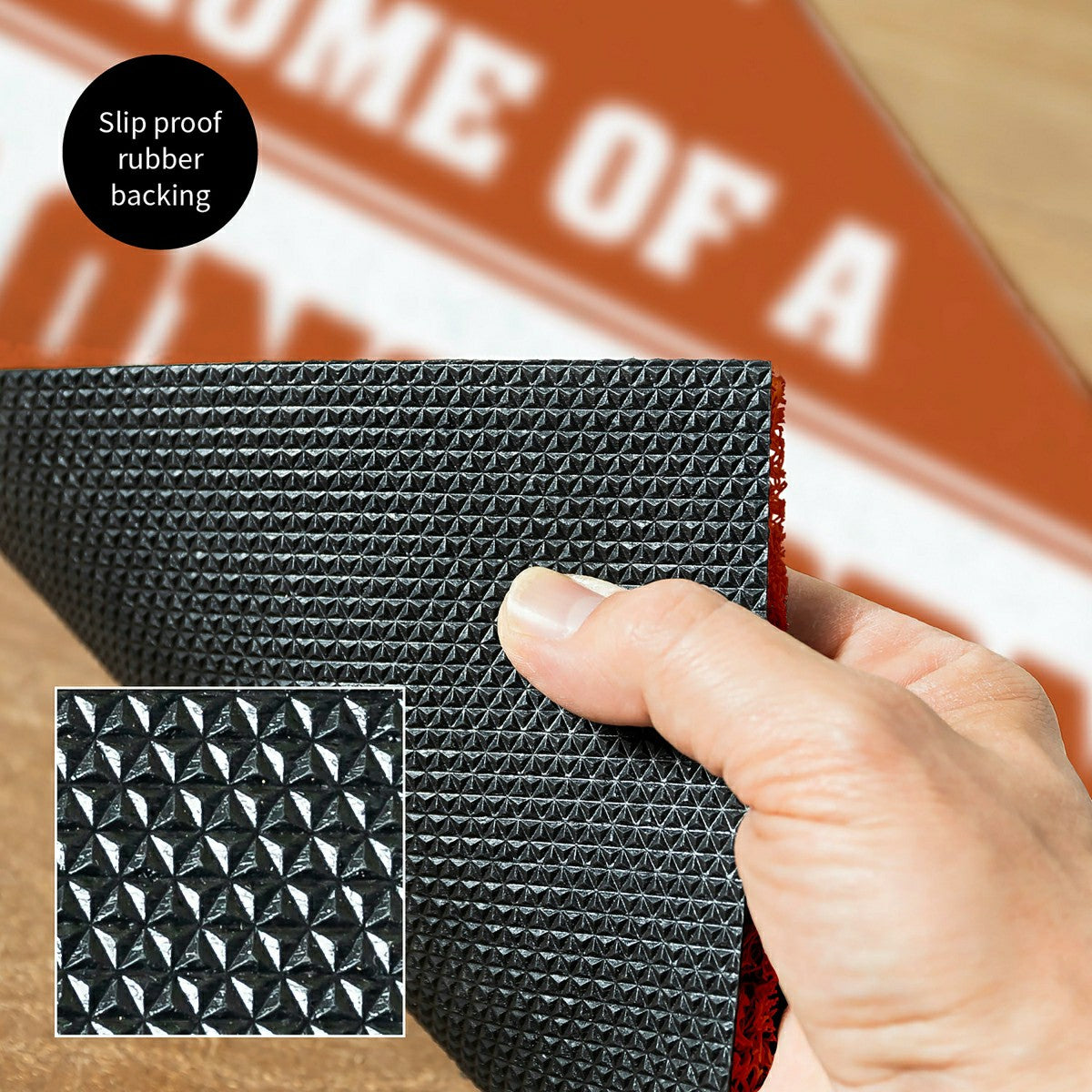 University of Texas, PVC Mat COLOR, Home of a Fan