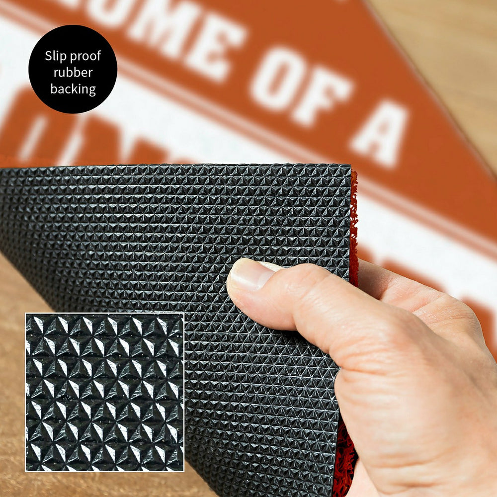University of Texas, PVC Mat COLOR, Home of a Fan