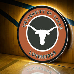LED Wall Decor, Round, University of Texas
