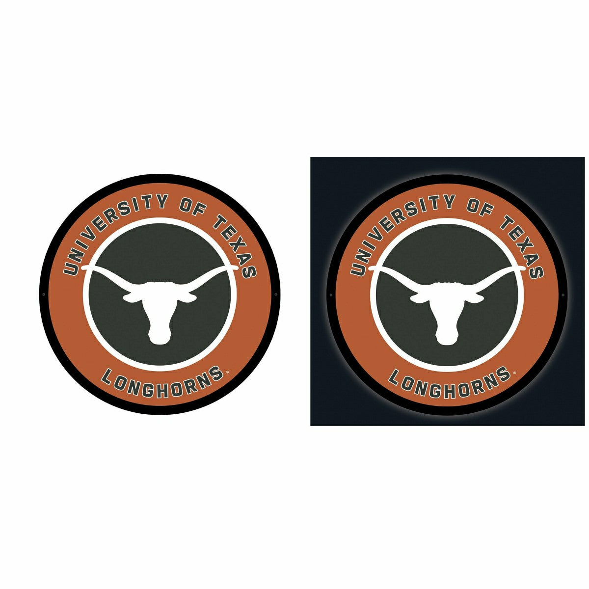 LED Wall Decor, Round, University of Texas