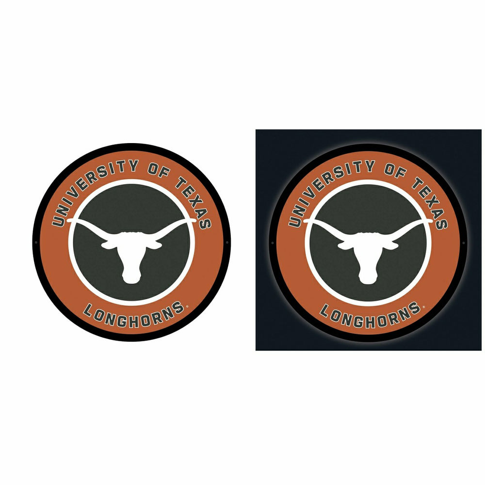 LED Wall Decor, Round, University of Texas