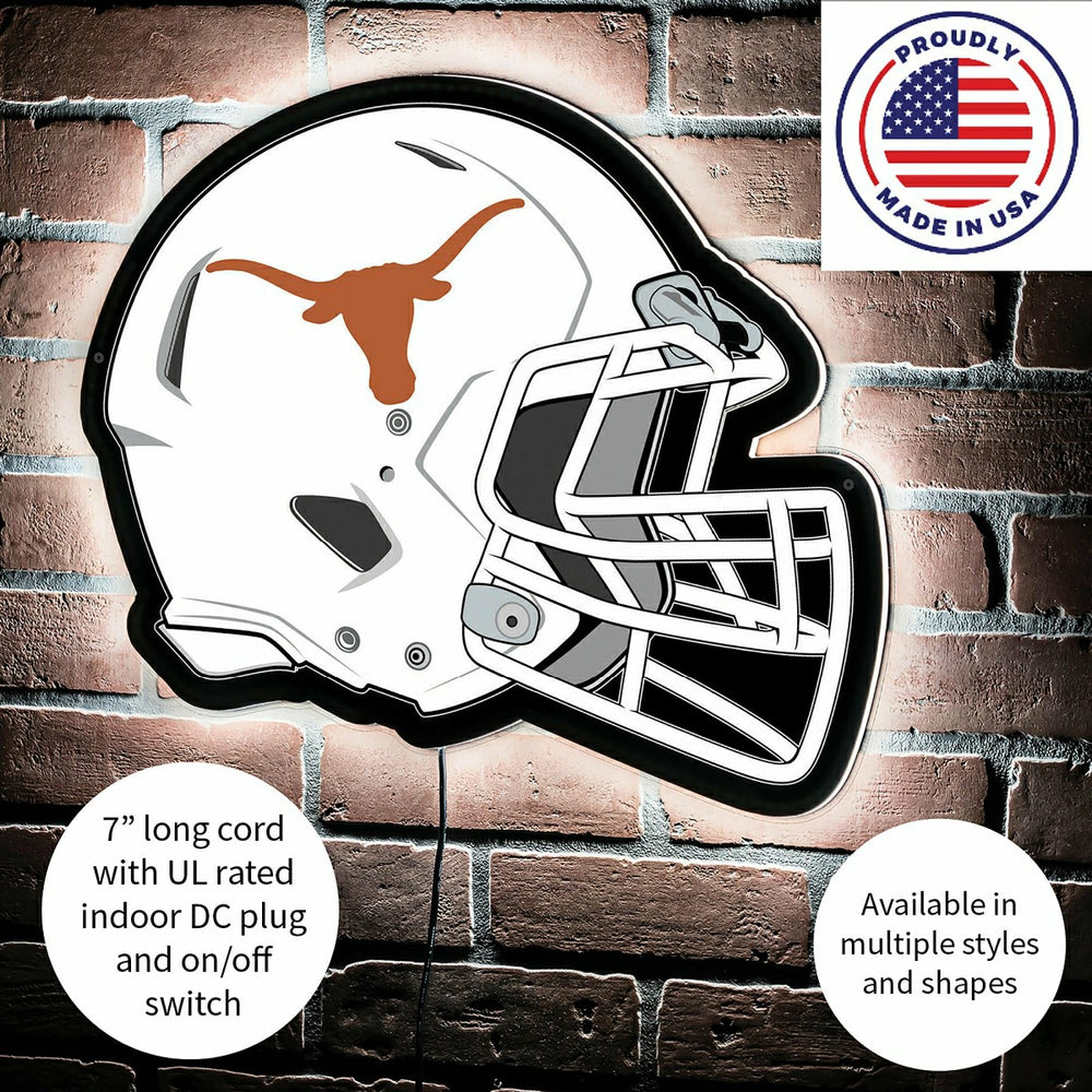 LED Wall Decor, Helmet, University of Texas