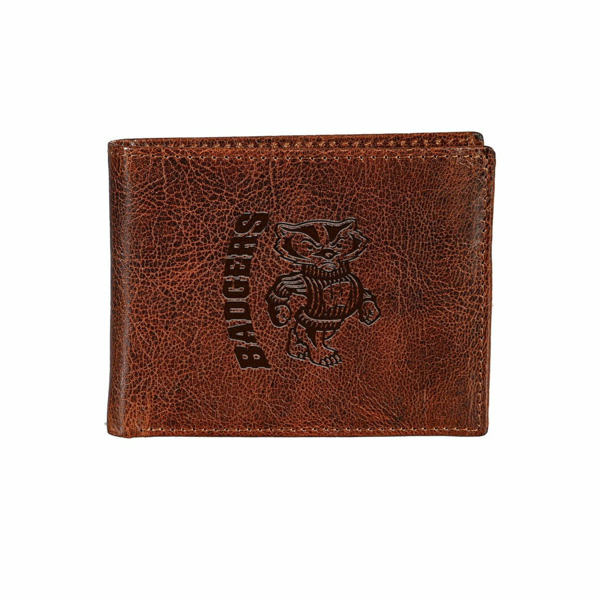 University of Wisconsin-Madison, Embossed Tumbled Leather Passcase Bi-