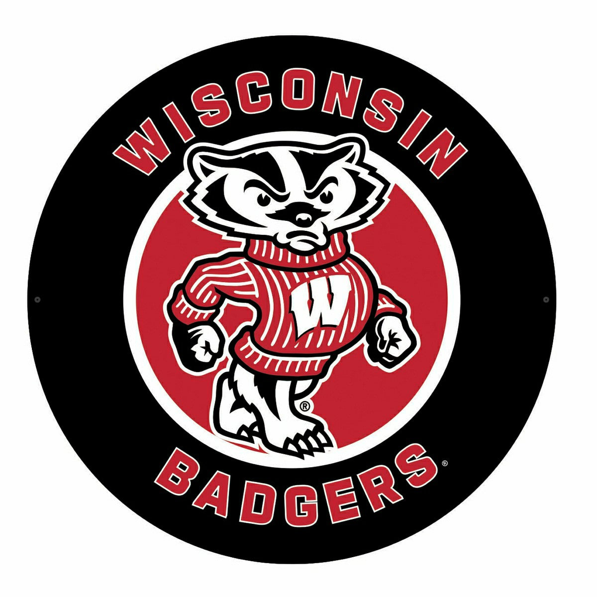 LED Wall Decor, Round, University of Wisconsin-Madison