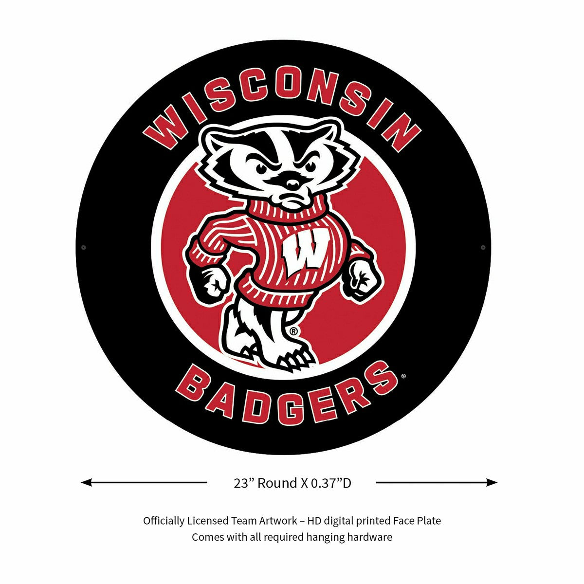 LED Wall Decor, Round, University of Wisconsin-Madison
