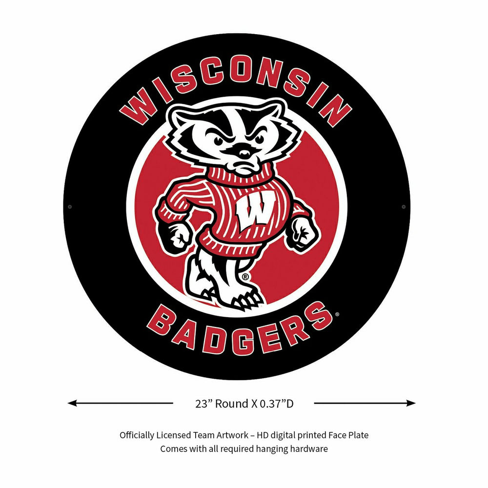 LED Wall Decor, Round, University of Wisconsin-Madison