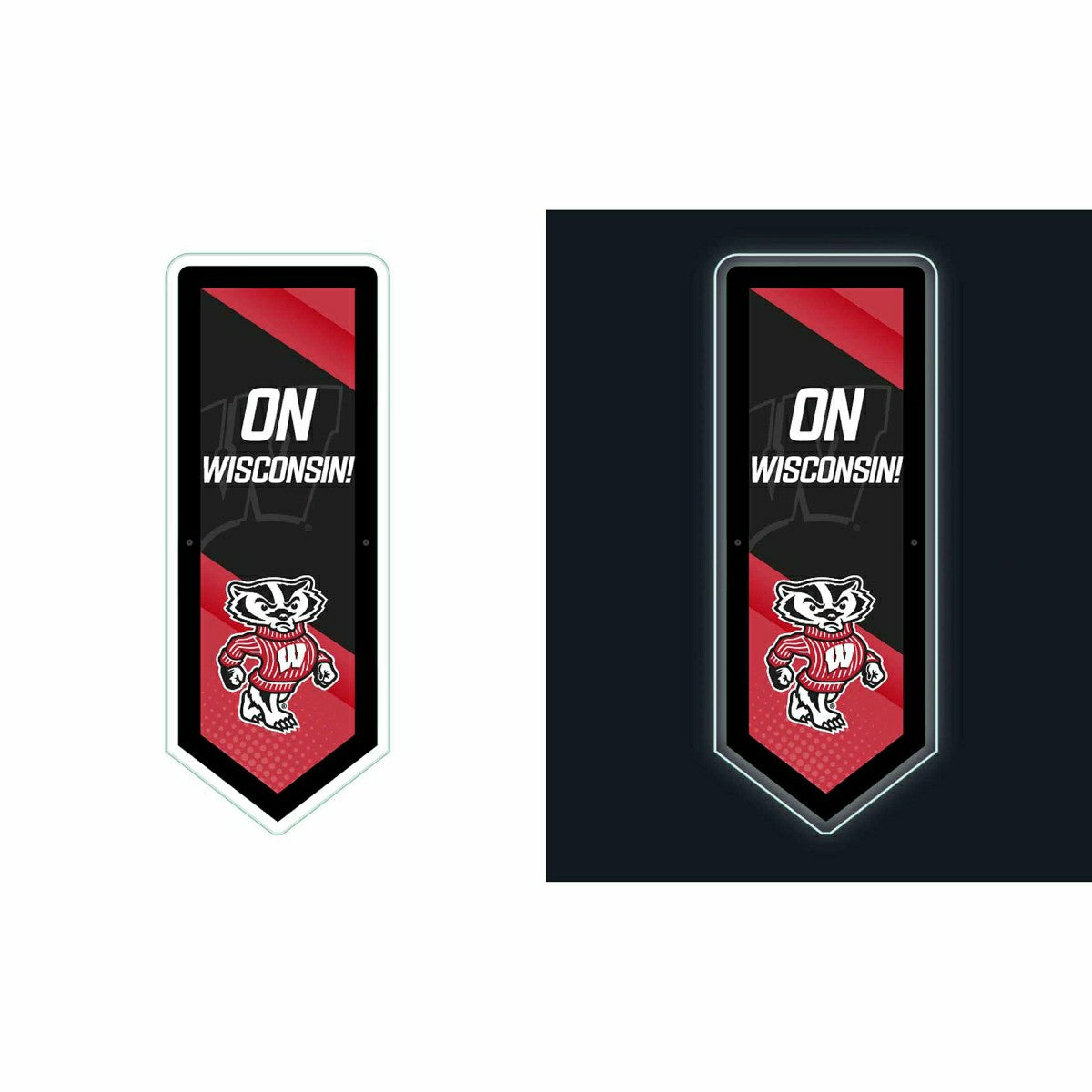 LED Wall Decor, Pennant, University of Wisconsin-Madison
