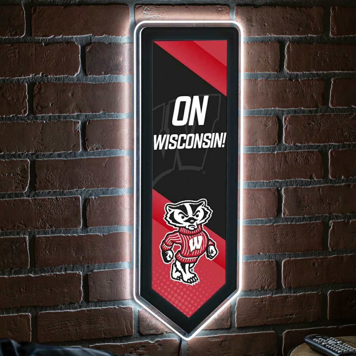 LED Wall Decor, Pennant, University of Wisconsin-Madison