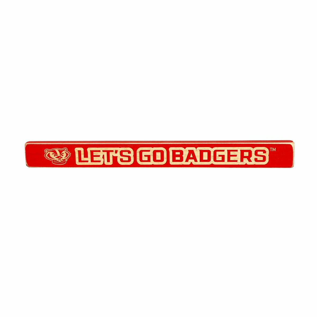University of Wisconsin-Madison Engraved Wood Sign, 1.5" x 18"