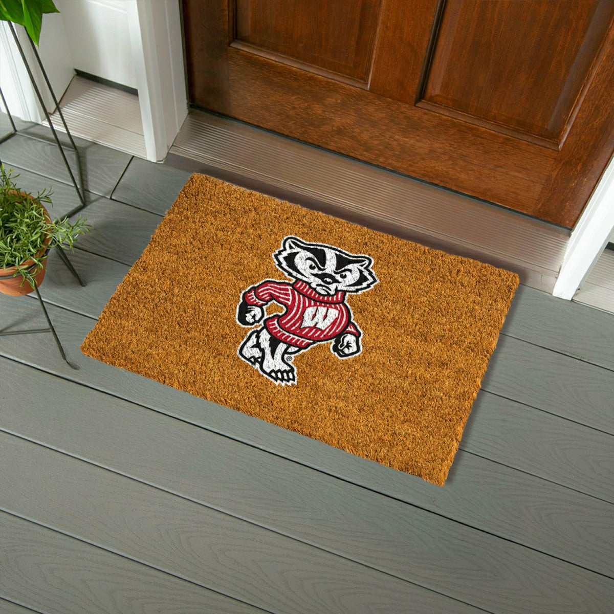 Coir Mat, 16"x28", University of Wisconsin-Madison