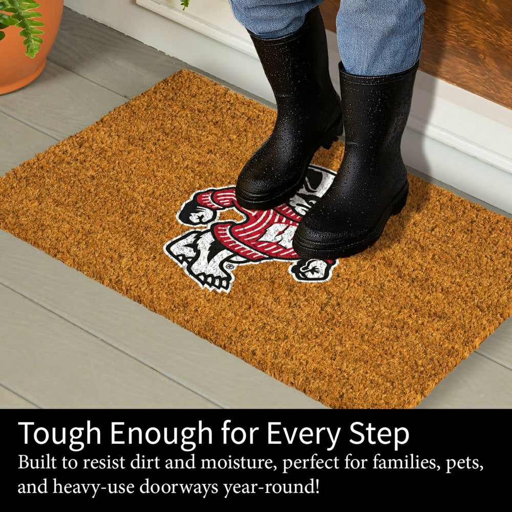 Coir Mat, 16"x28", University of Wisconsin-Madison