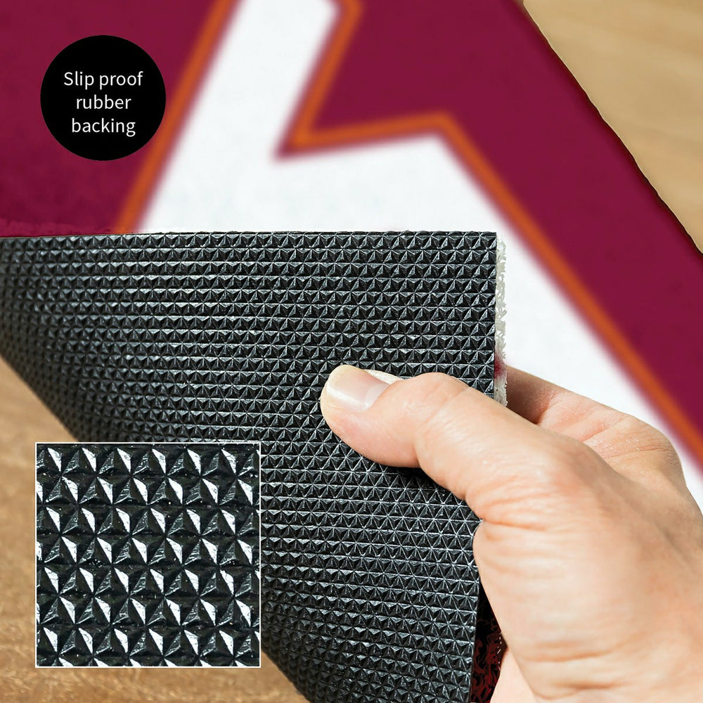 Full Color PVC Mat, 16" x 28", Virginia Tech