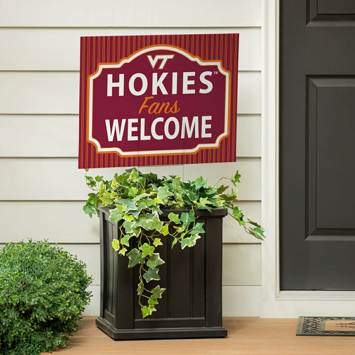 Virginia Tech Coroplast Yard Sign, "Fans Welcome"