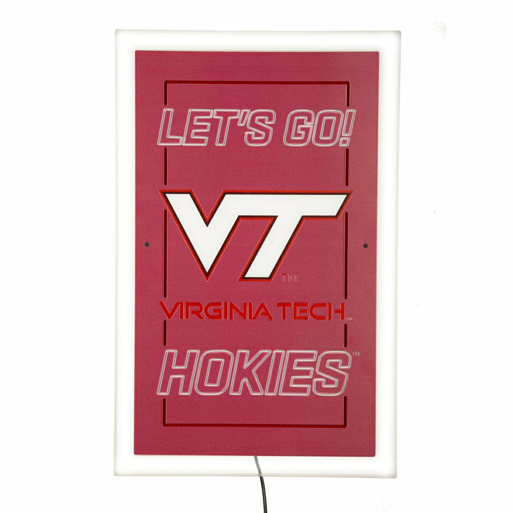 Virginia Tech College Rectangle Neolite LED Decor