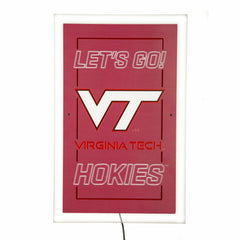 Virginia Tech College Rectangle Neolite LED Decor