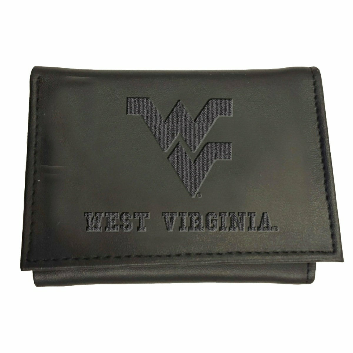 West Virginia University, Tri-Fold Wallet, Black
