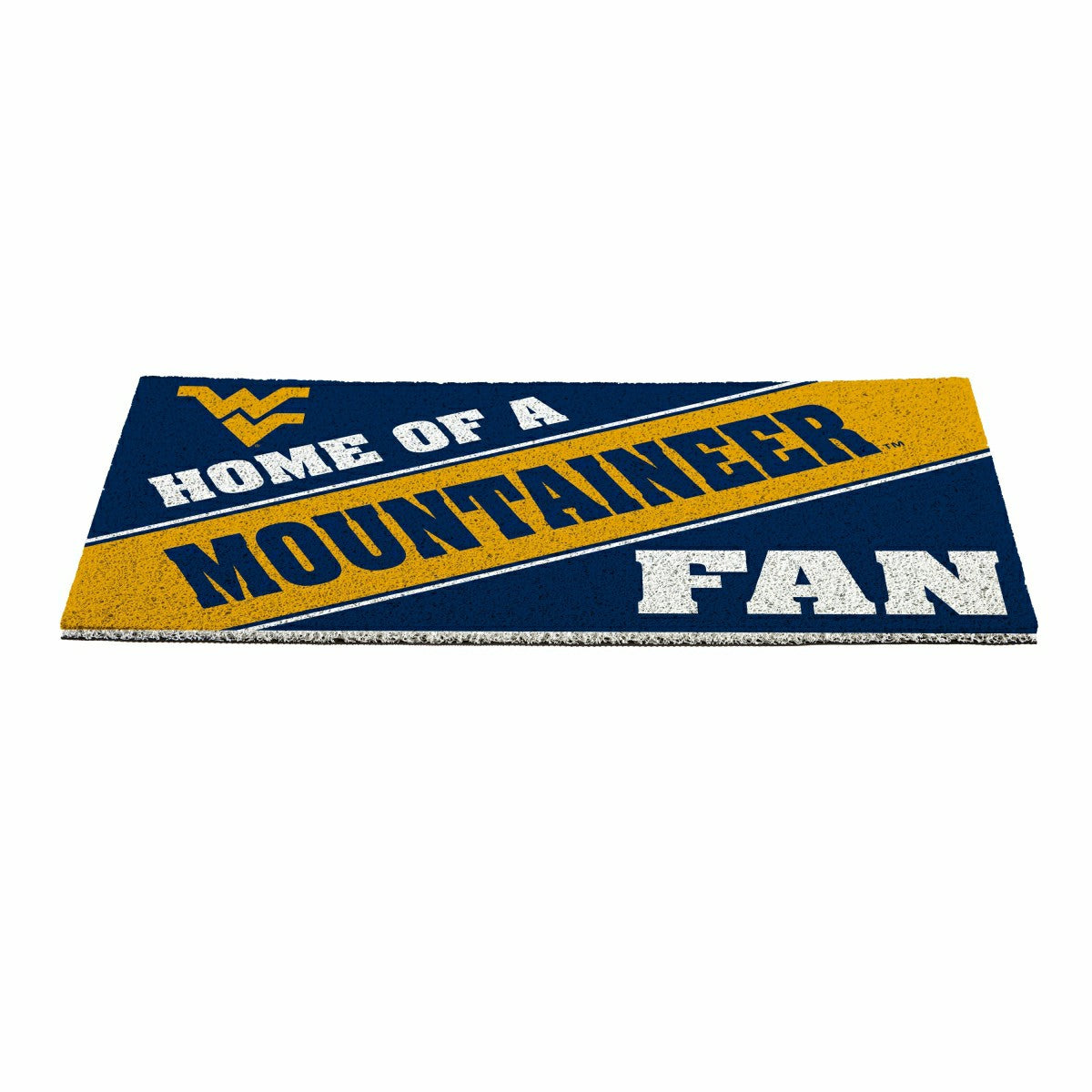 West Virginia University, PVC Mat COLOR, Home of a Fan