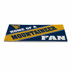 West Virginia University, PVC Mat COLOR, Home of a Fan
