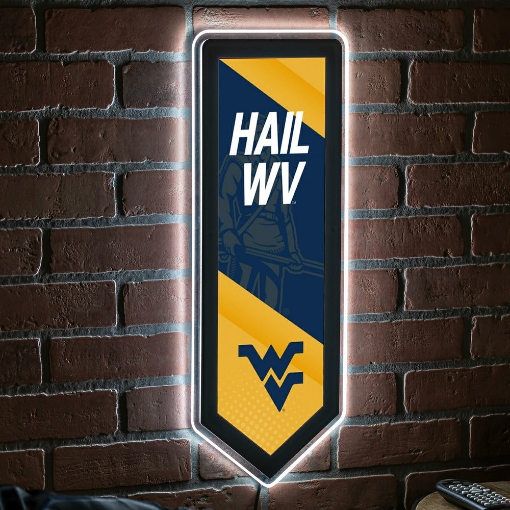 LED Wall Decor, Pennant, West Virginia University