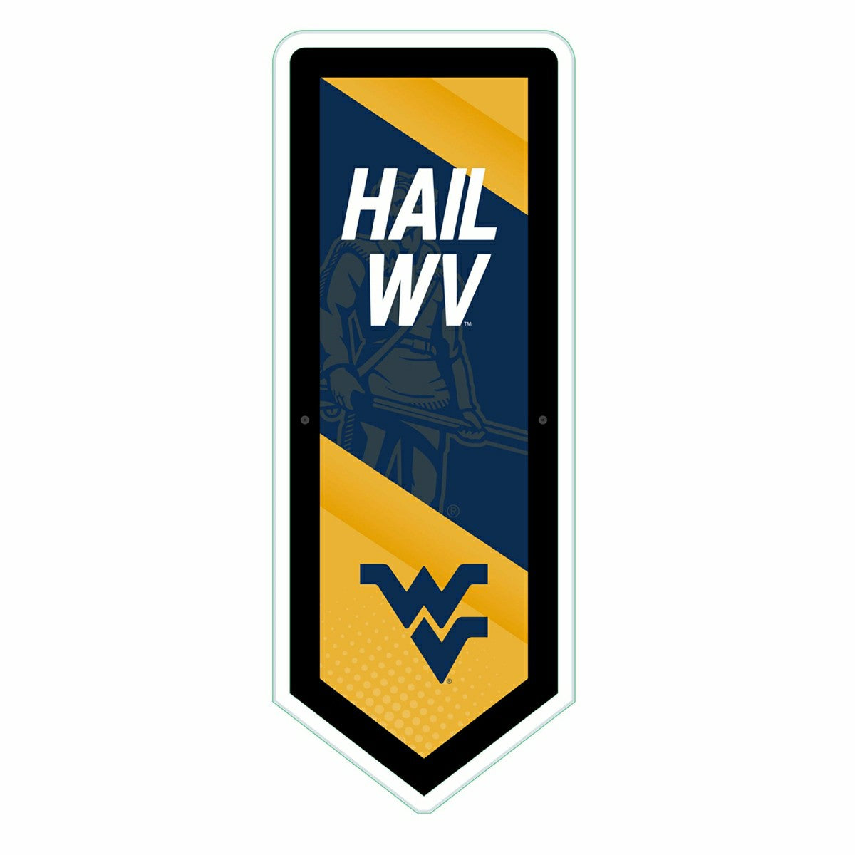 LED Wall Decor, Pennant, West Virginia University