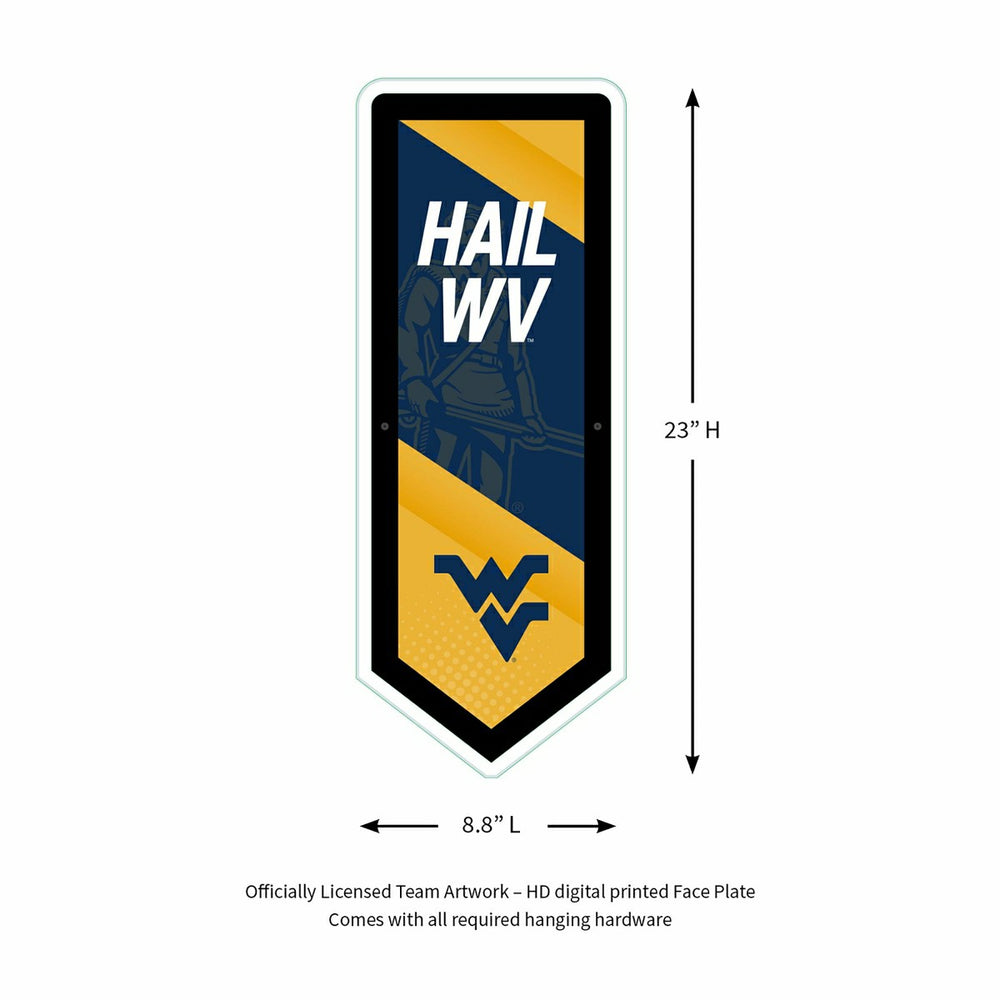 LED Wall Decor, Pennant, West Virginia University