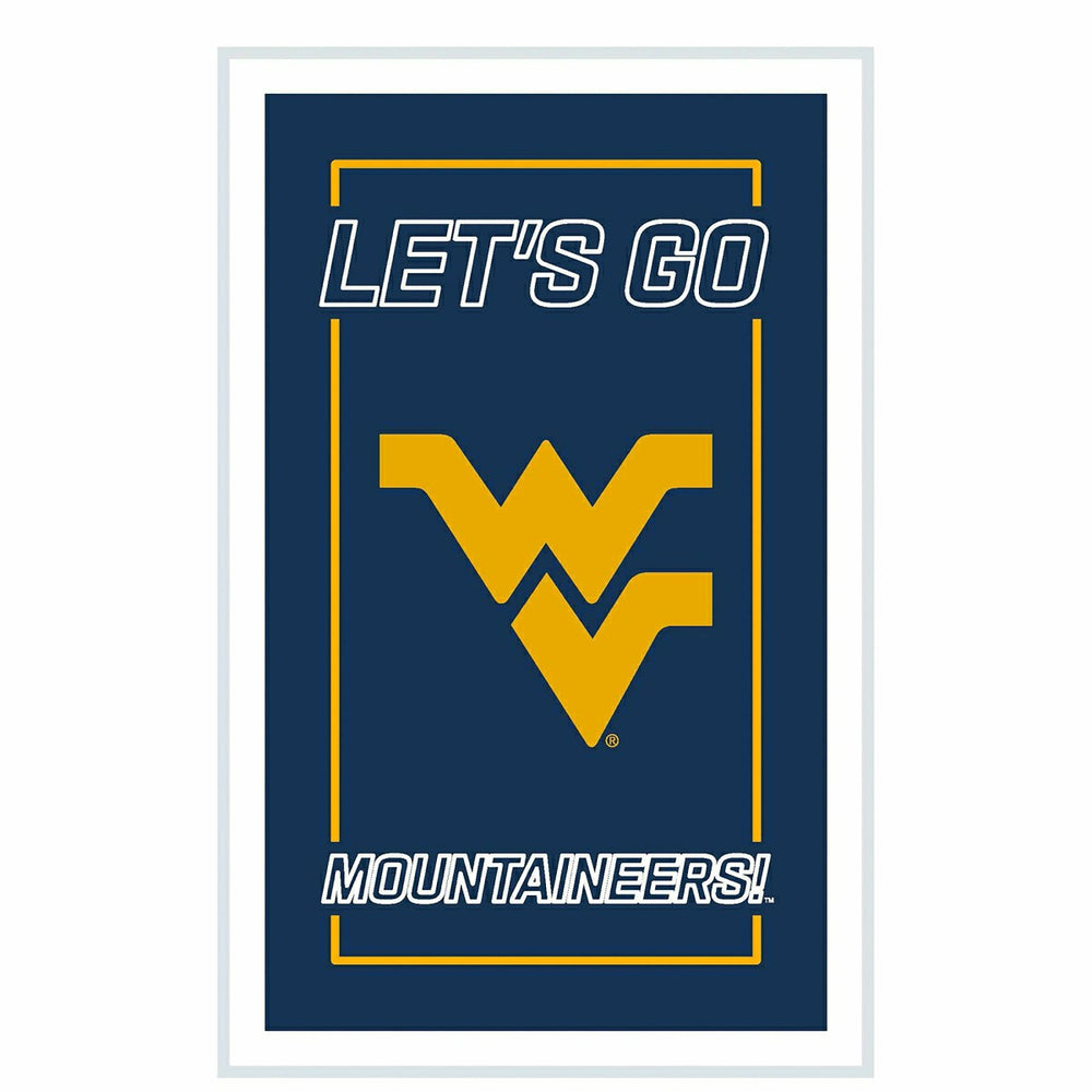 West Virginia University College Rectangle Neolite LED Decor