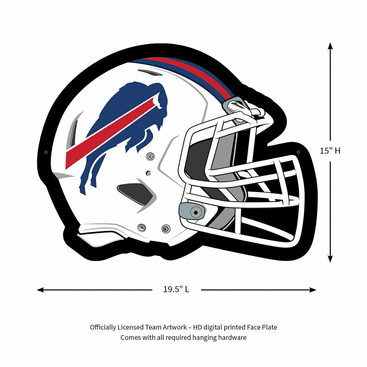 LED Wall Decor, Helmet, Buffalo Bills
