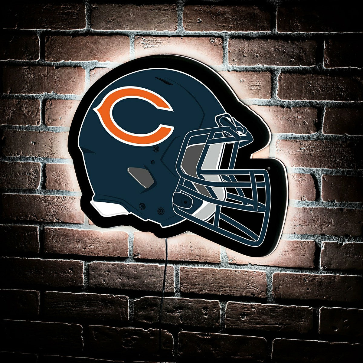 LED Wall Decor, Helmet, Chicago Bears